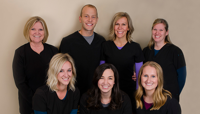 The Steidl Family Dentistry team at the Moorhead dental practice